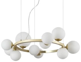Ideal Lux - Paralume di ricambio per lampadario/apparecchio/lampada PERLAGE, Ø 12 cm, bianco