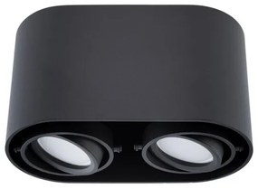 Faretto SIROK 2xGU10/30W/230V nero