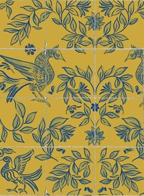 Coordonne Carta da parati Ceramica - Mustard