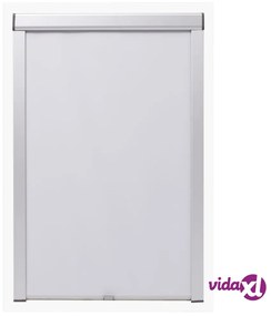 vidaXL Tenda a Rullo Oscurante Persiana Bianca 104