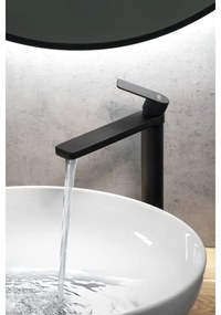 Aqualine - Rubinetto del lavandino DAPHNE 29 cm opaco nero