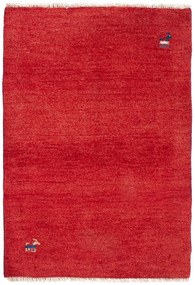 Gabbeh Tappeto 60 x 90 Rosso (Iran) Annodato A Mano