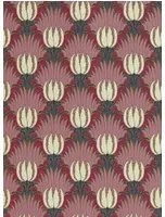 Morris & Co Carta da parati Tulip & Bird - Amaranth/ Blush