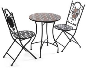 Tavolo con 2 sedie Versa Ceylan 60 x 71 x 60 cm
