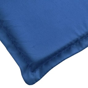 Cuscino per Lettino Blu Reale 200x70x3 cm in Tessuto Oxford