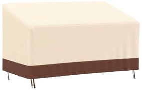 Coperture per panca a 3 posti 2pz 159x84x56/81 cm 600d oxford