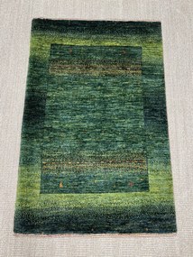 Loribaft Tappeto 120 x 80 Verde (Iran) Annodato A Mano