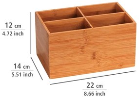 WENKO 23926100 - Scatola TERRA 22 x 14 cm marrone