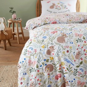 Biancheria da letto singola per bambini 135x200 cm Garden Animals - RHS