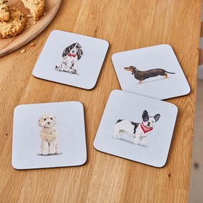Set di 4 sottobicchieri Curious Dogs - Cooksmart ®