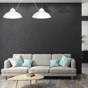 Lampadario a sospensione con filo GUSTAV 2xE27/60W/230V