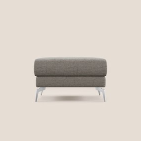 Star Pouf con piedini alti in tessuto impermeabile fiammato T03 talpa