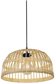 Searchlight 7394CW - Lampadario a sospensione con filo BALI 1xE27/60W/230V diametro 40 cm bambù