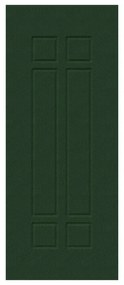 Pannello per porta d'ingresso P043 pellicolato pvc verde L 92 x H 210.5 cm, Sp 6 mm apertura reversibile