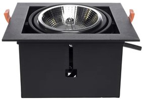 Lampada da incasso PLAZA AR111 1xGU10/12W/230V nero