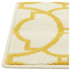 Tappeto da esterno beige e giallo , 160 x 230 cm Interlaced - Floorita
