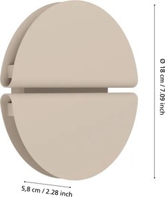 Eglo 902121 - Applique LED da esterno PIANOSA LED/4,5W/230V IP44 beige