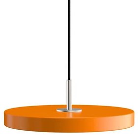 UMAGE - Asteria Mini Lampada a Sospensione Arancione/Top Acciaio UMAGE