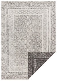 Tappeto da esterno bianco e nero Berlino, 120 x 170 cm - Ragami