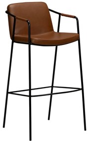 Sedia da bar in similpelle marrone, altezza 105 cm Boto - DAN-FORM Denmark