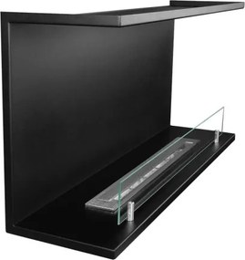 Camino a bioetanolo da incasso Trifacciale biocamino a 3 lati aperti 90x45 cm TREVI 90