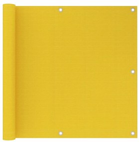 Schermo Frangivista Per Balcone Giallo 90x500 Cm İn Hdpe /