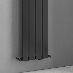 Termoarredo scadasalviete 1800x310cm nero opaco Kam-370N - KAMALU