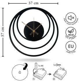 Orologio da parete ø 57 cm Noah – Styler