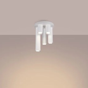 Sollux SL.1465 - Faretto LAGOS 5xGU10/10W/230V bianco