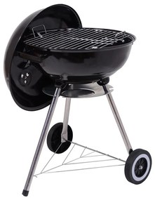 Griglia a carbone portatile nera