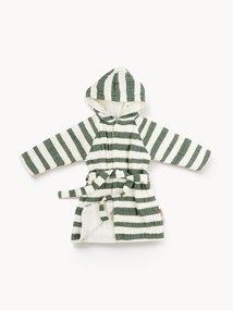 Accappatoio per bambini in cotone organico Stripes