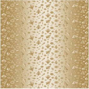 Tovaglia jacquard Mille Merry Degrade Or