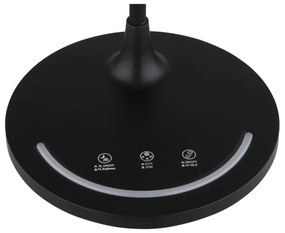 Globo 58483 - Lampada da tavolo touch dimmerabile KENNY LED/12W/230V nera