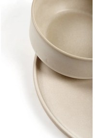 Set di piatti color crema in gres 18 pz Malia - Bonami Selection