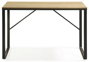 Kave Home - Scrivania rettangolare Talbot 120 x 60 cm nero