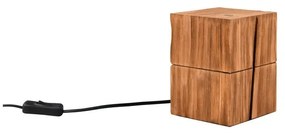 Lampada da tavolo marrone (altezza 16 cm) Treasure - Trio