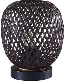 Lampada da tavolo ZANZIBAR 1xE27/20W/230V diametro 18 cm bambù