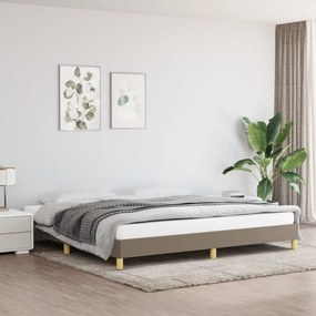 Giroletto Senza Materasso Tortora 200x200 Cm İn Tessuto /