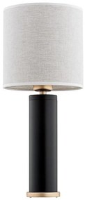 Argon 8316 - Lampada da tavolo RIVA 1xE27/15W/230V 48 cm nero