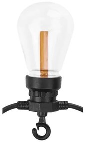Catena decorativa solare a LED 10xLED/0,6W/1,2V 4,5m IP44 800 mAh