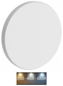 Applique a LED da esterno PIATTA LED/12W/230V 3000/4000/6000K IP44 bianco