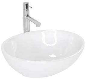 REA-U0133 - Lavabo da appoggio SOFIA 34,5x41 cm ceramica/bianco lucido