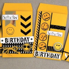 Timbri autoinchiostranti Stampo EASY, 10 pezzi - Emoticon