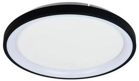 Brilagi - LED dimmerabile plafoniera FALCON SLIM LED/42W/230V Ø 50 cm nero + telecomando