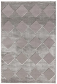 benuta Basic Tappeto Claire Grigio 140x200 cm - Tappeto design moderno soggiorno