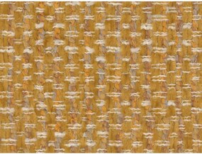 Letto matrimoniale imbottito color senape con contenitore con rete inclusa 200x200 cm Solange – Micadoni