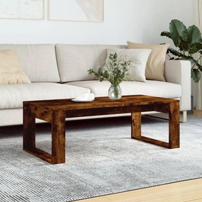 Tavolino Da Salotto Rovere Fumo 102x50x35 Cm Legno Multistrato /