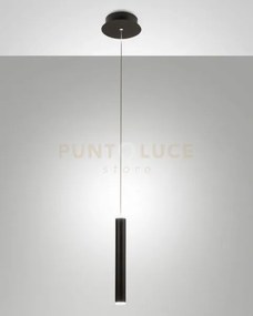 Prado lampada a sospensione nero 1 luce a led 3000k - 6,5w - 720 lm...