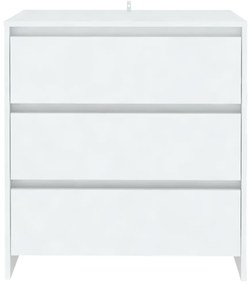 Credenza bianca 70x41x75 cm in truciolato