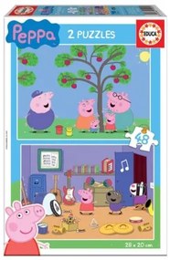 Puzzle per Bambini Educa Peppa Pig (2 x 48 pcs)